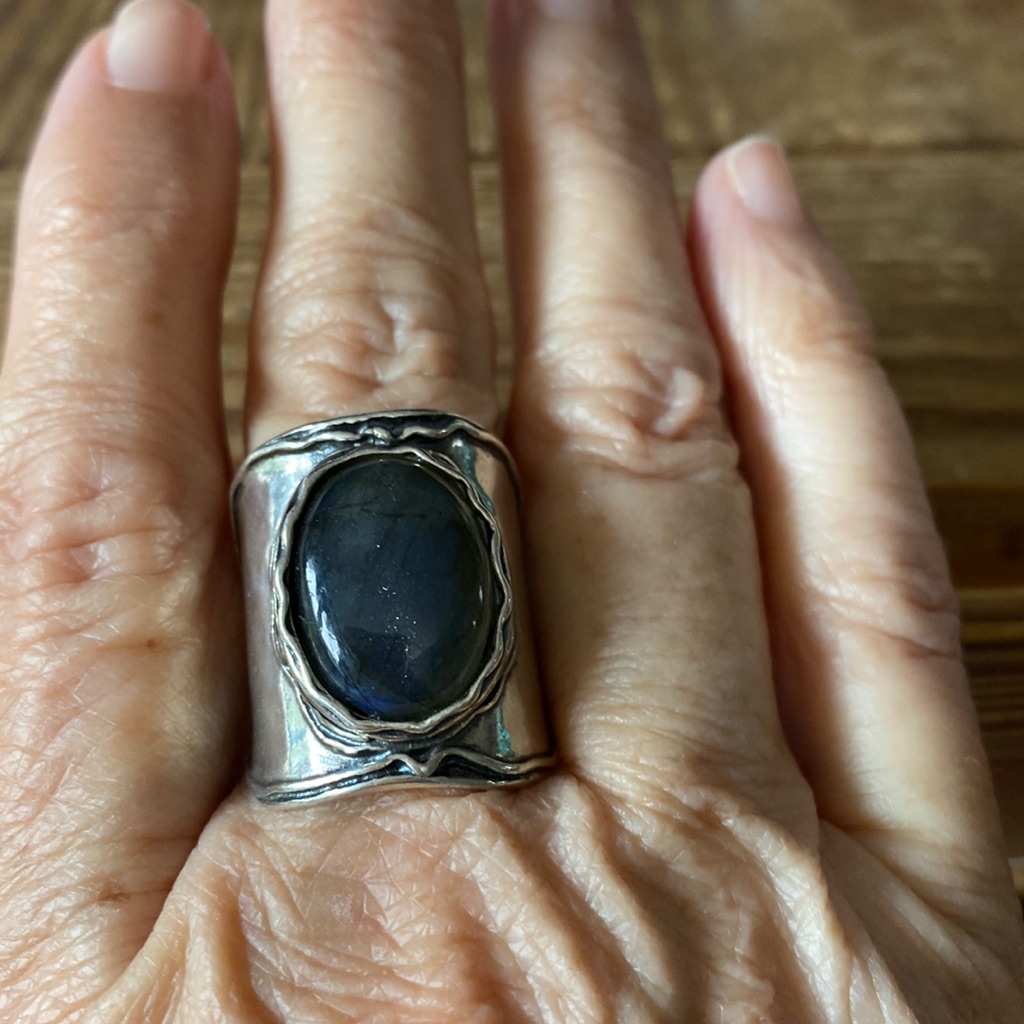 Celestial Labradorite Ring